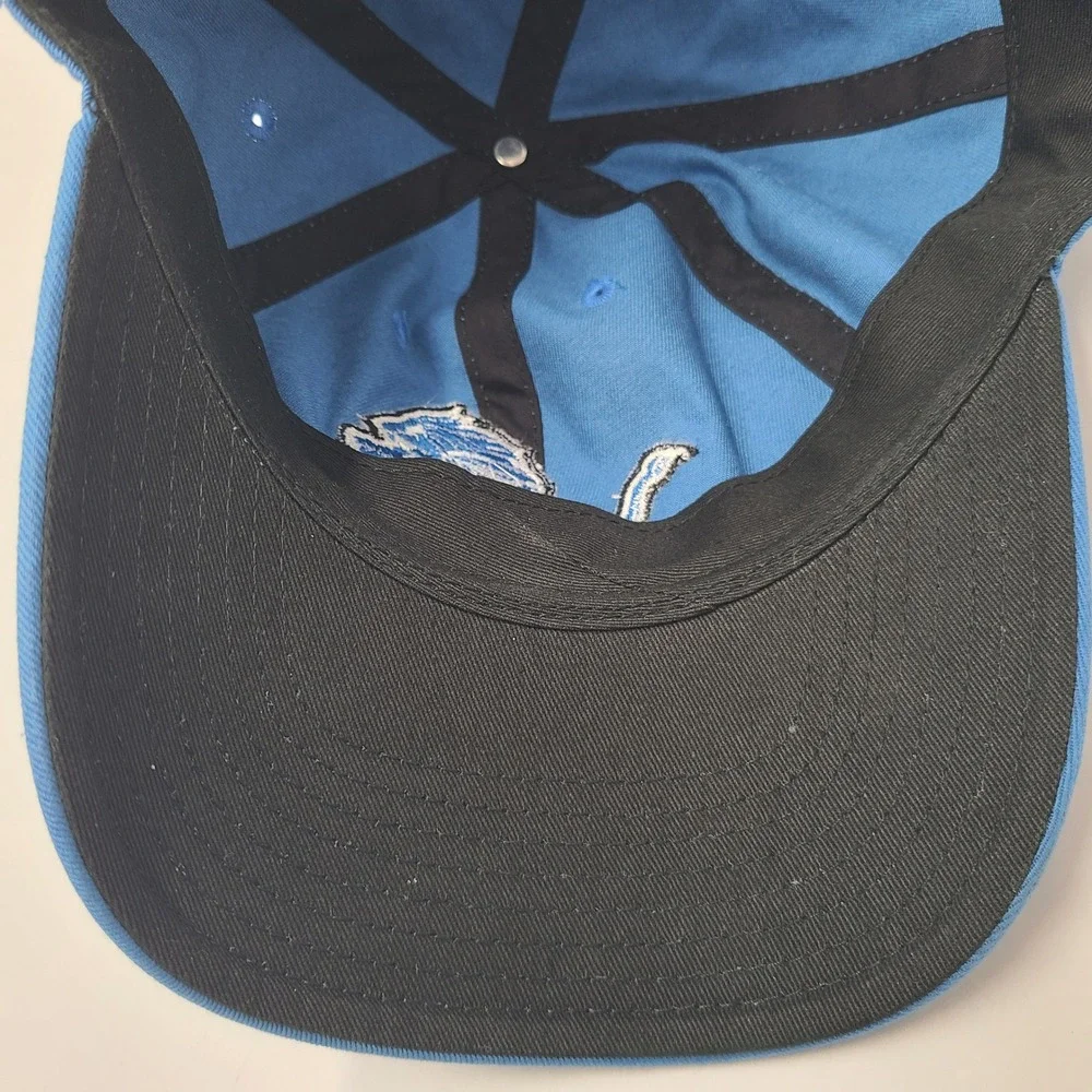 Detroit Lions Hat Strapback‎ NFL Team Apparel Blue NFL Football Logo Dad *READ*